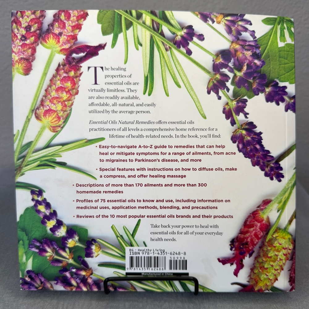 Essential Oils Natural Remedies A-to-Z Book - Picture 3 of 16